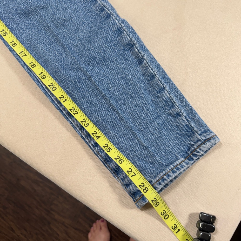 Rollas Dusters High Rise Slim Straight Leg Jeans Blue Size 27 Retro Classic EUC - Picture 4 of 15